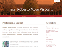 Tablet Screenshot of morovisconti.com